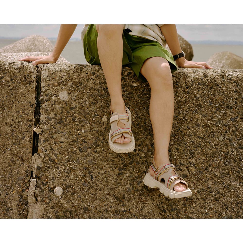SHAKA×ORIONコラボサンダル CHILLOUT SF(SIZE:22cm〜28cm)カラー:TAUPE (全1色)