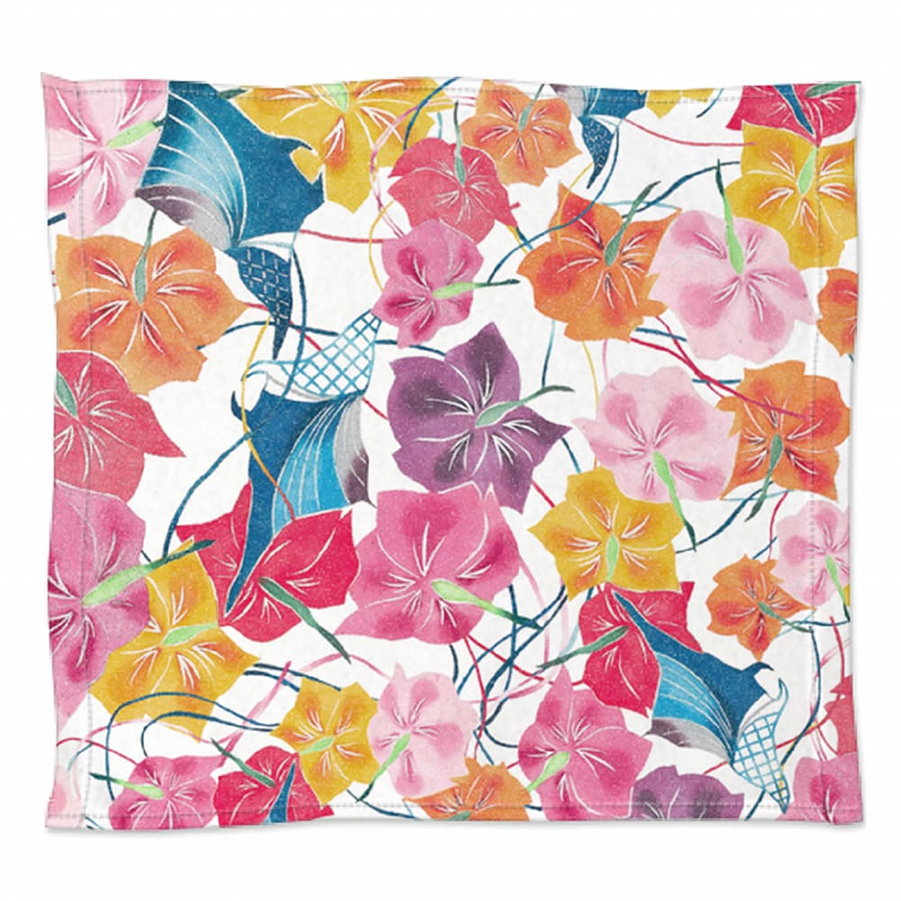 限定販売】 デイゴデザイン 紅型（びんがた）ハンドタオル（マンタ