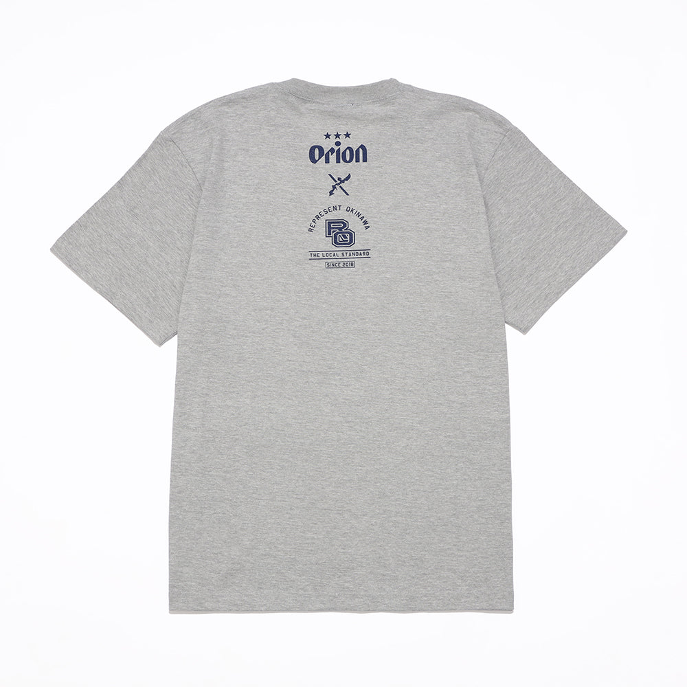 ZAMAMI WHALE Tシャツ 【ORION×REPRESENT OKINAWA】(カラー:グレー)