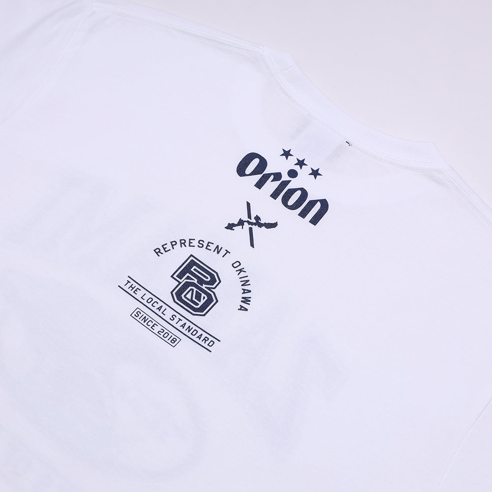 ZAMAMI WHALE Tシャツ 【ORION×REPRESENT OKINAWA】(カラー:ホワイト)