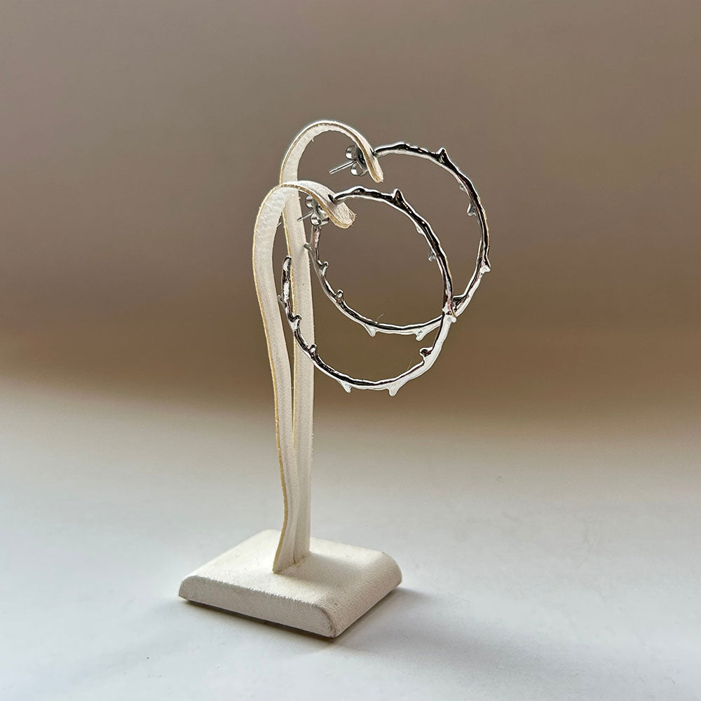 BRANCHES コーラルフープピアス細