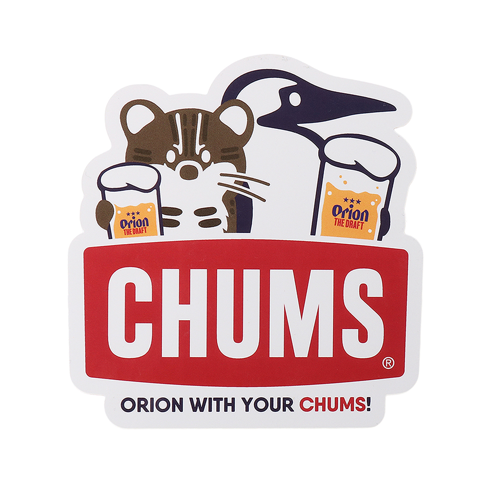 ORION×CHUMSコラボ25FW】YAMANEKO ステッカー FACE チャムス やまねこ