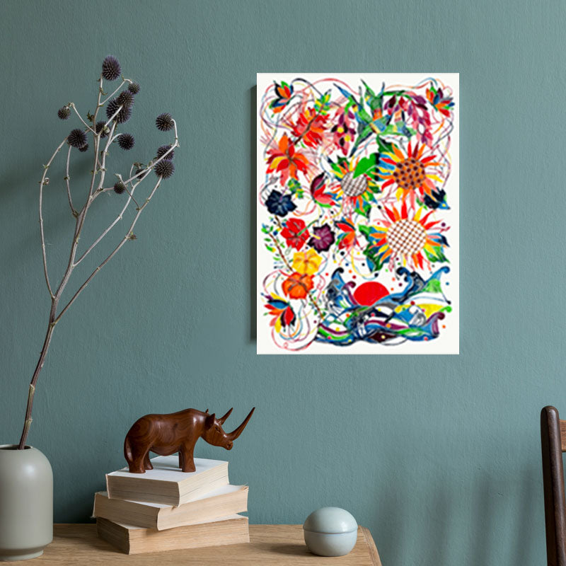 デイゴデザイン 紅型アートパネル A4