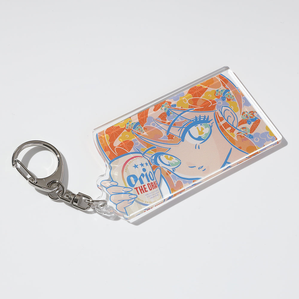 びんがたアクリルキーホルダー【紅型作家・知花幸修氏コラボ】