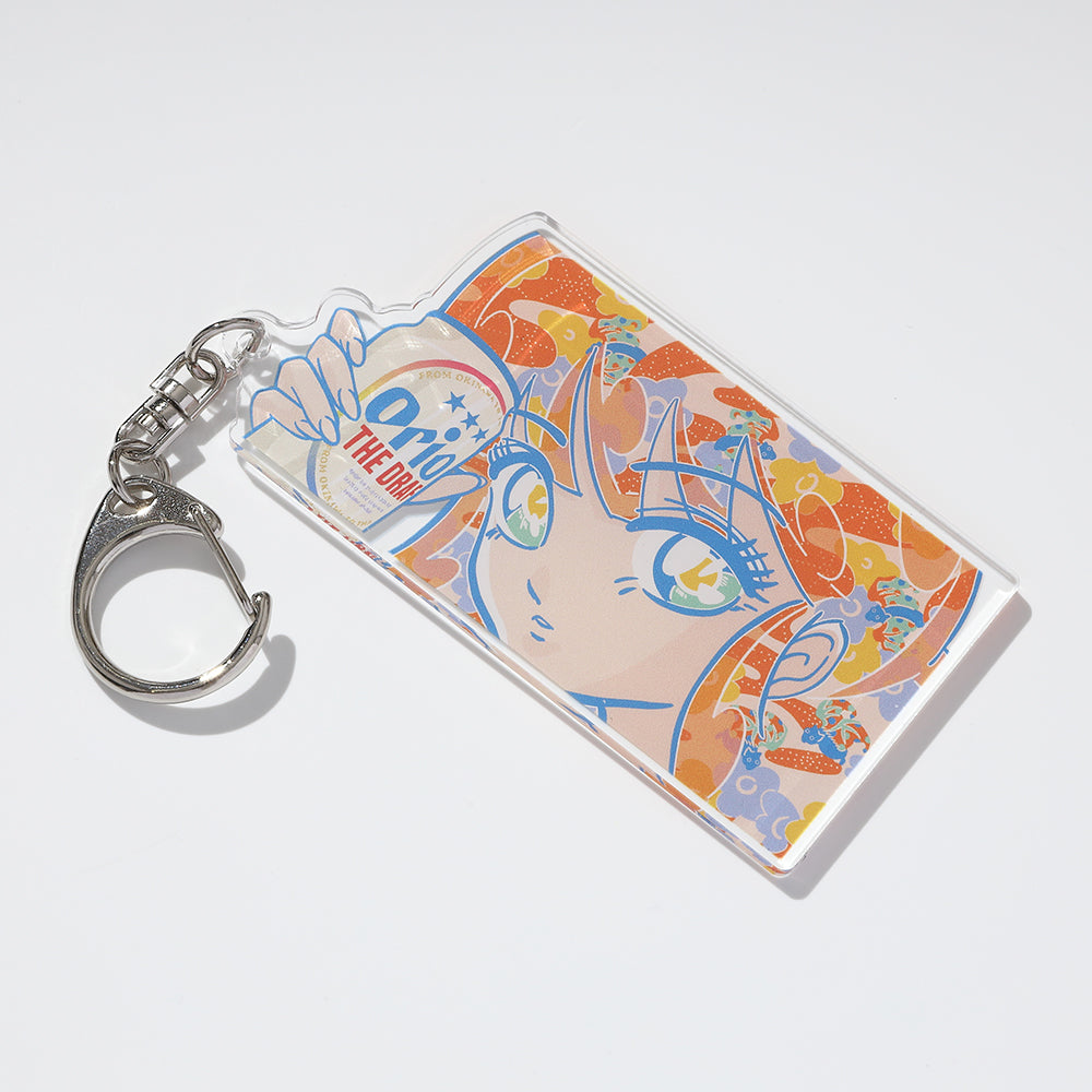 びんがたアクリルキーホルダー【紅型作家・知花幸修氏コラボ】