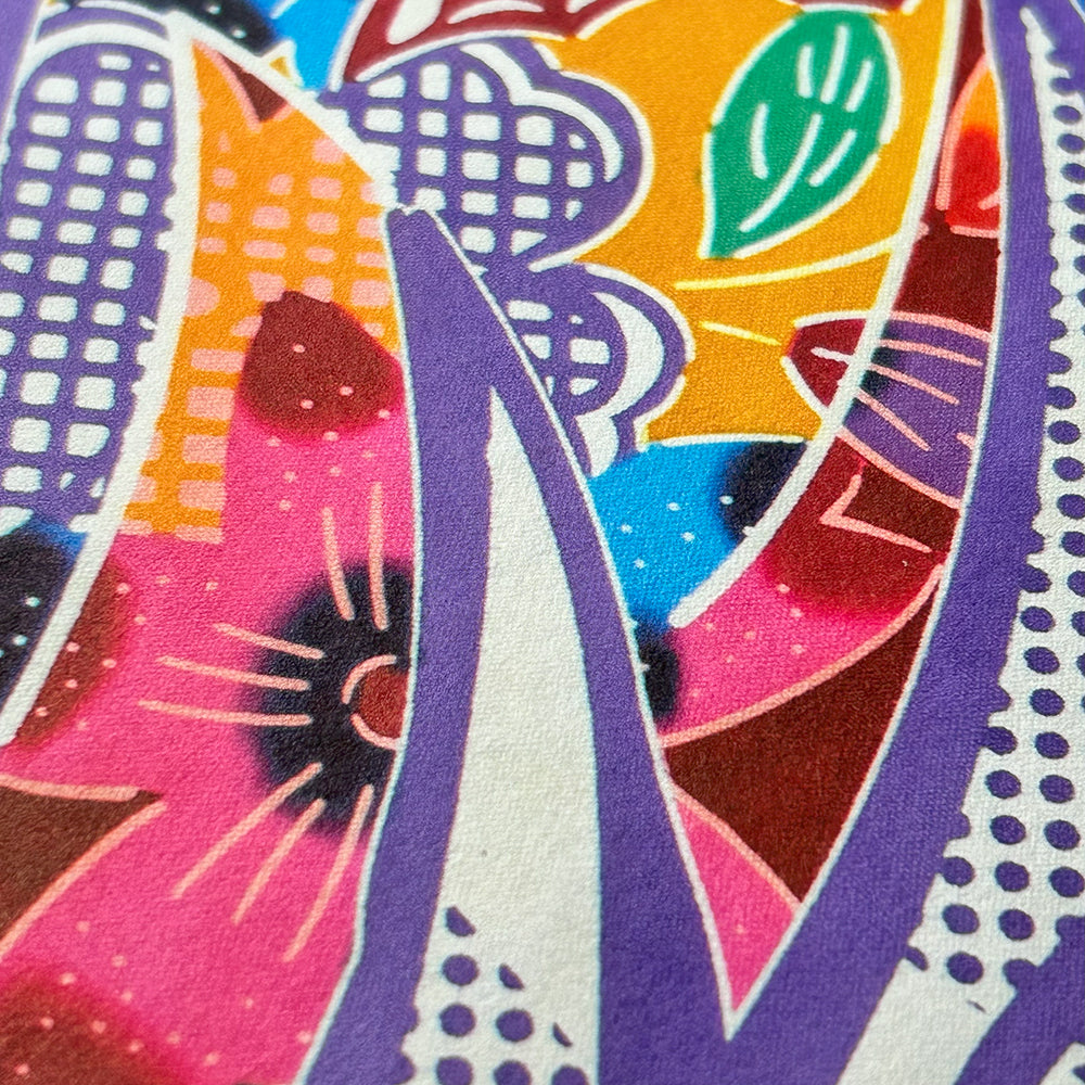 【注文受付:11/3迄】HOKA -Ribbon- 額装済みジークレーポスター【紅型作家・知花幸修氏作品】