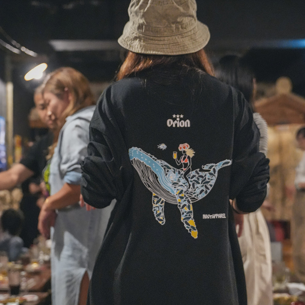 ホエールクルーズロンT 【ORION×NAVY APPAREL】(カラー:ホワイト)