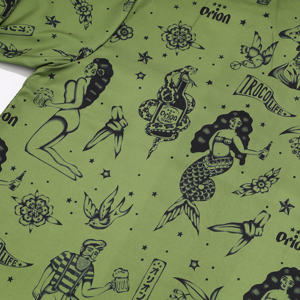 Every嘉例ロングアロハ 【ORION×Irocolife】(カラー:カーキ)