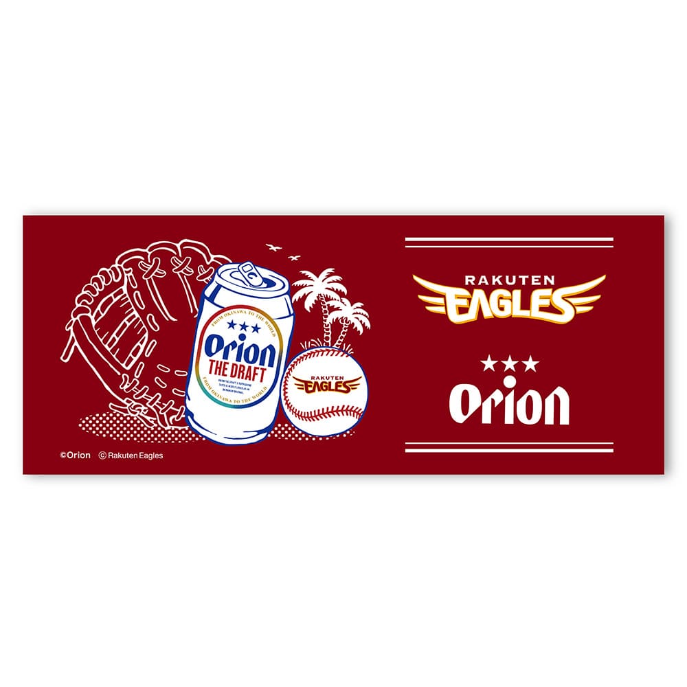 ORION×プロ野球2026 楽天イーグルス フェイスタオル 首掛け ロング