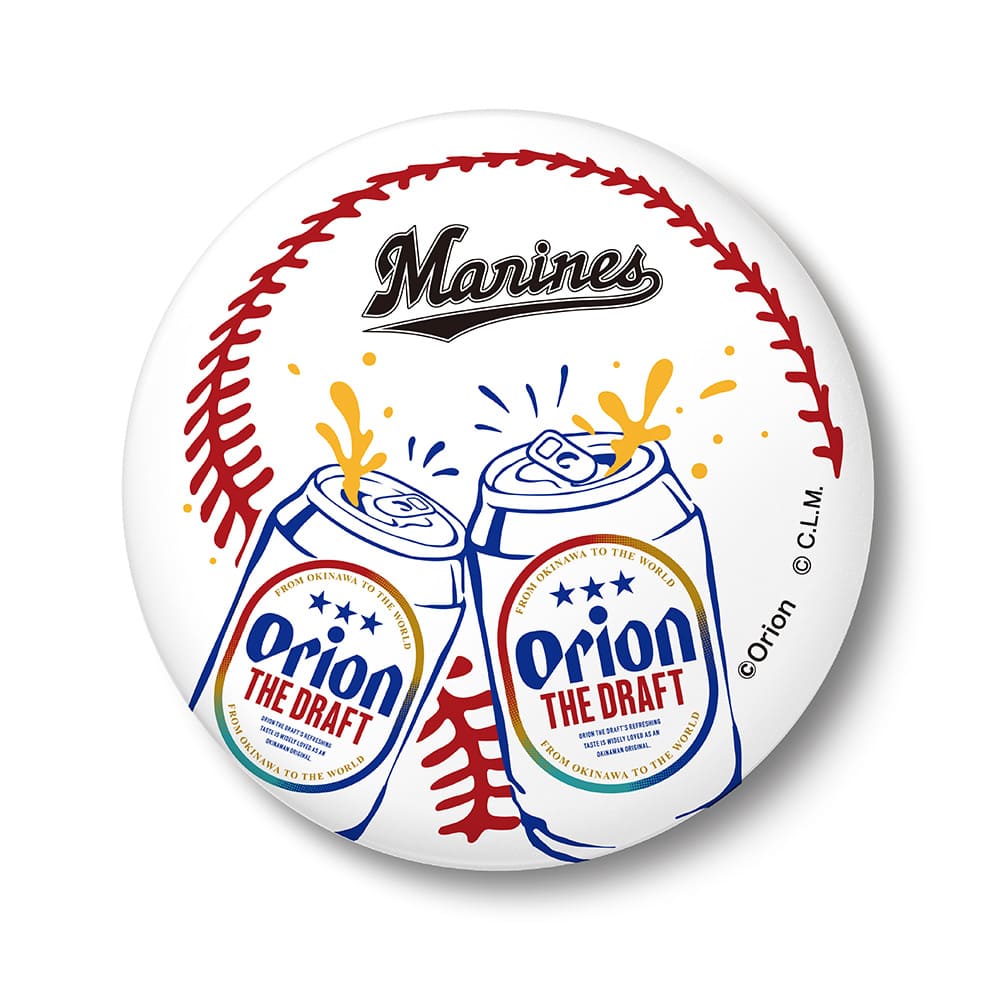 ORION×プロ野球2026 千葉ロッテマリーンズ 缶バッジ（B） バッヂ