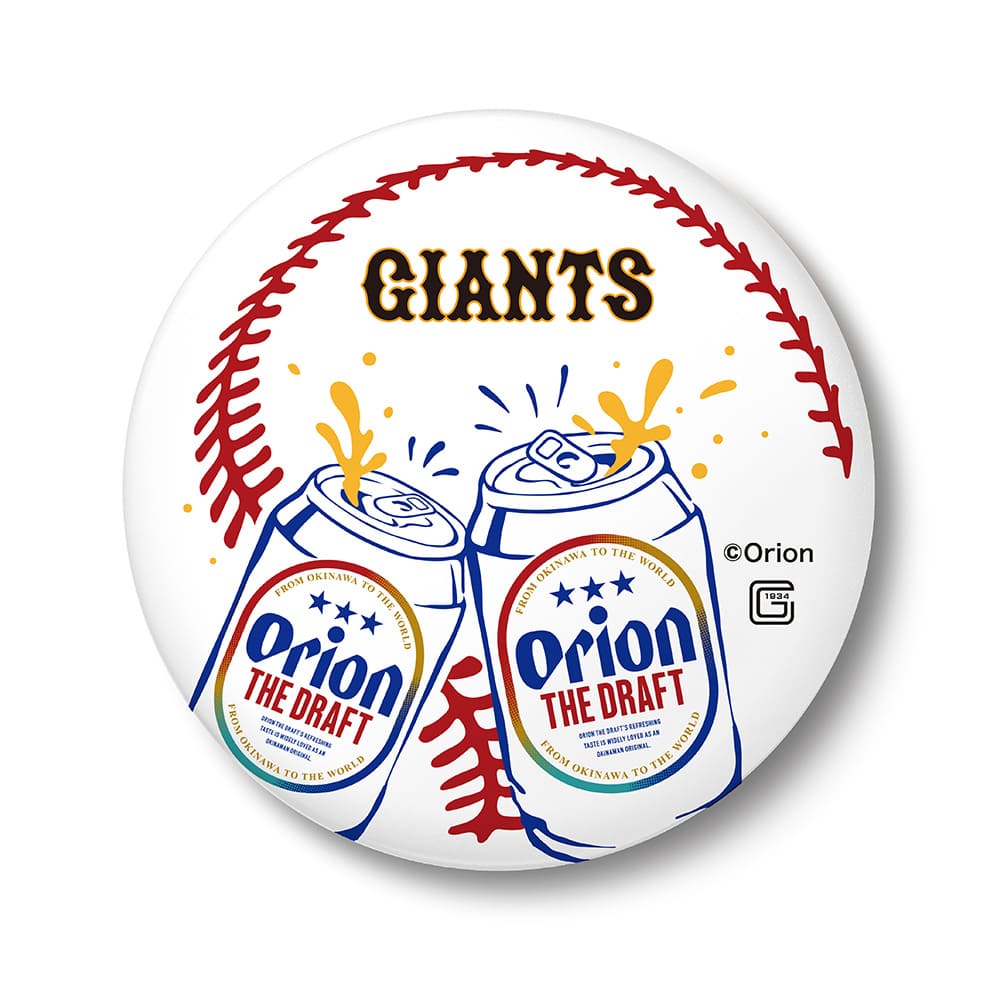 ORION×プロ野球2026 読売ジャイアンツ 缶バッジ（B） バッヂ バッチ