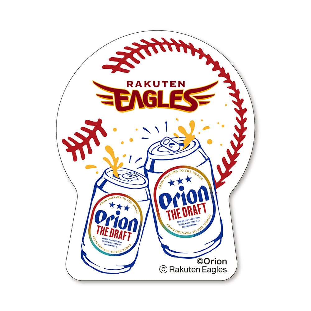 ORION×プロ野球2026 楽天イーグルス ステッカー（B） コラボ オリオン