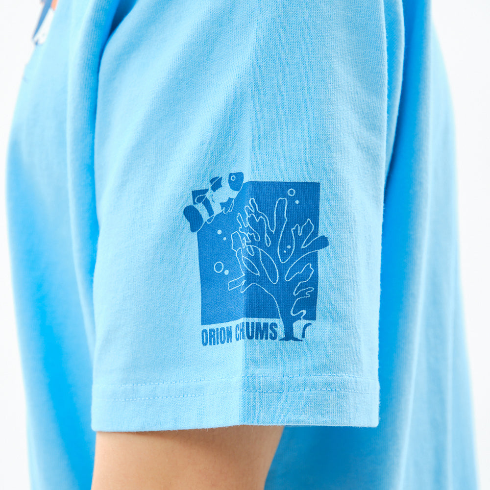 【ORION×CHUMSコラボ26SS】YUM YUM TOURS Tシャツ Lt.BLUE(ライトブルー)【チャムスコラボ】