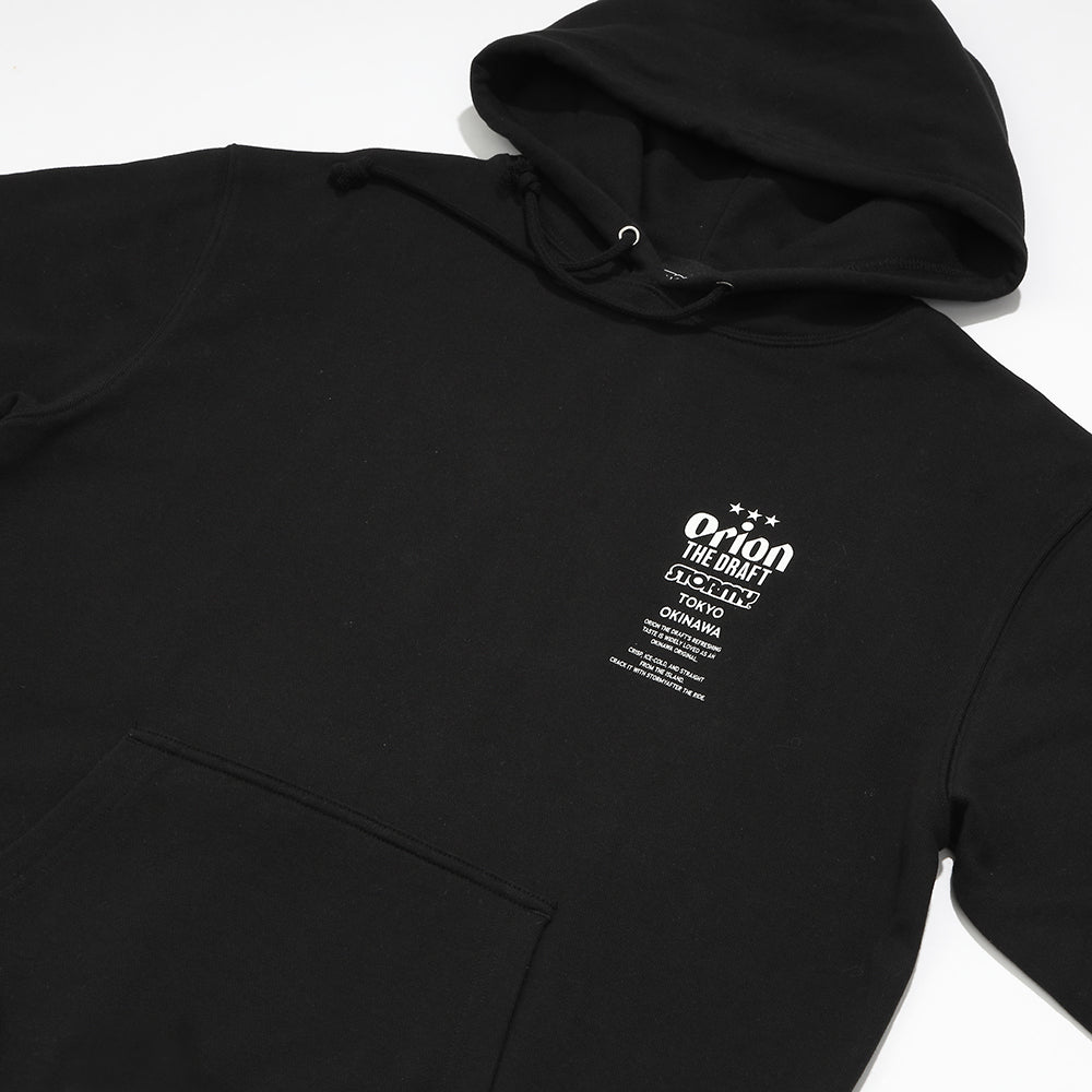 【ORION × STORMY】skatepark フーディ カラー:BLACK