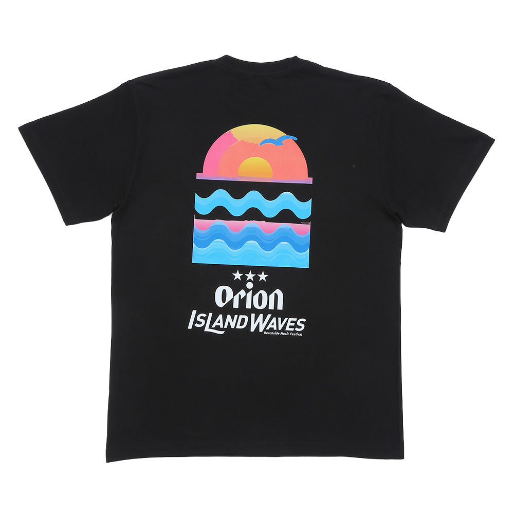 ORION ISLAND WAVES オリジナルTシャツ（ブラック） – オリオンビール