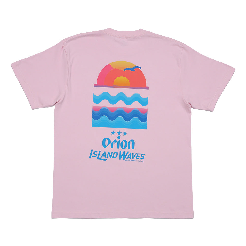 DHC 青 ピンク TORRES 9 シャツ ORION ISLAND WAVES オリジナルTシャツ（ピンク） – オリオンビール