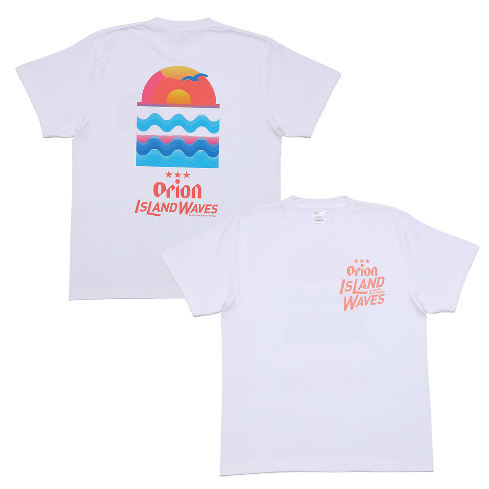 ORION ISLAND WAVES オリジナルTシャツ(ホワイト)