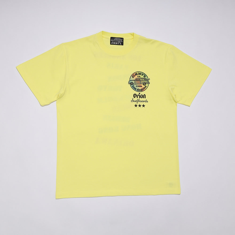 ORION×JIMMY'Z CITY TEE L.YELLOW オリオン orion JIMMY'Z コラボ T