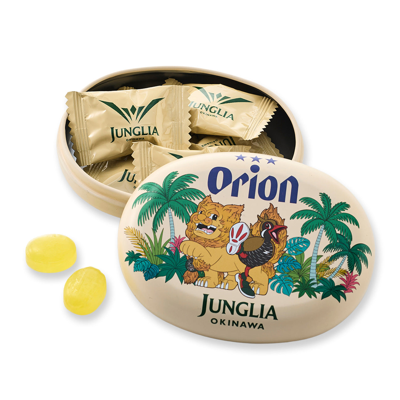 【JUNGLIA × ORION】キャンディ缶 シークワーサー味