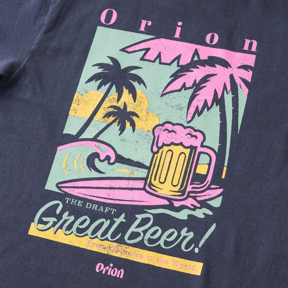 半袖Tシャツ GREAT BEER カラー:NAVY