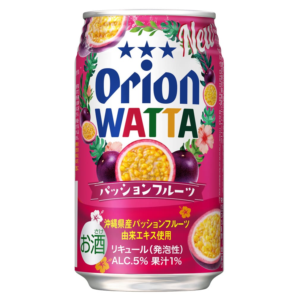 WATTA パッションフルーツ 350ml 24缶入 – オリオンビール公式通販