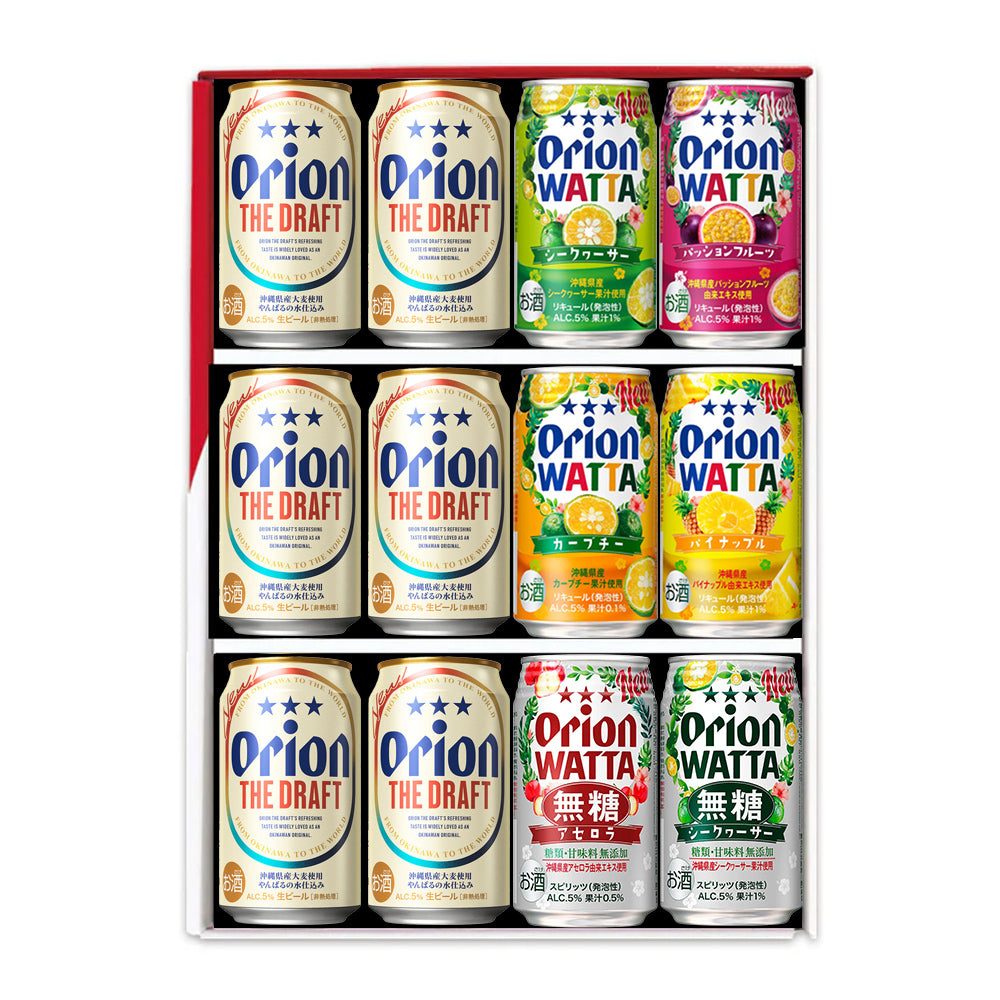 ザ・ドラフト＆WATTA詰合せギフトセット（ザ・ドラフト350ml×6缶