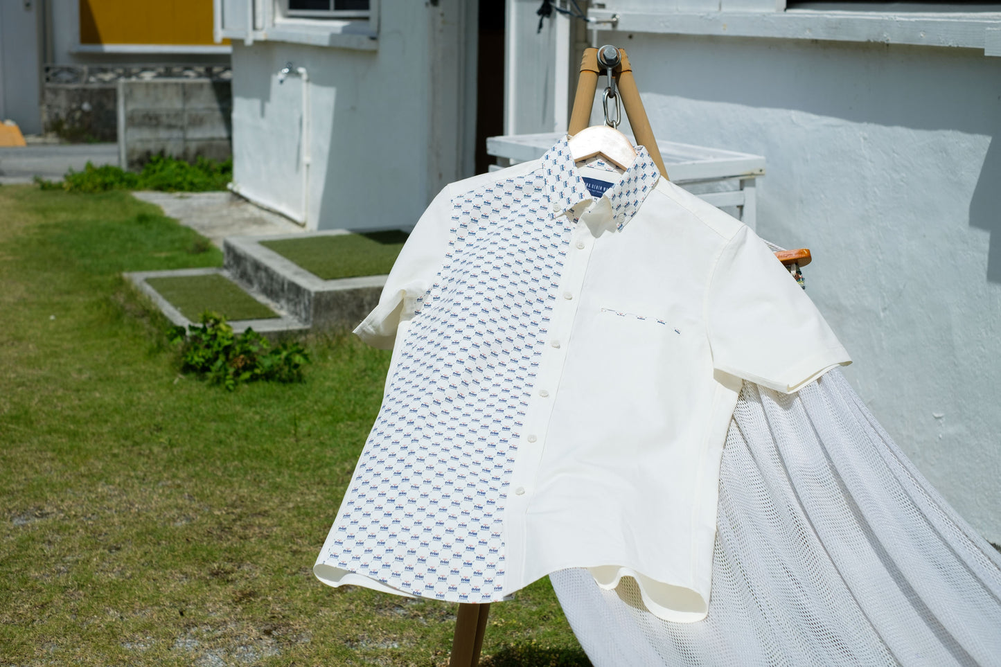 オリオン かりゆしウェア(モノグラム・アシンメトリー)