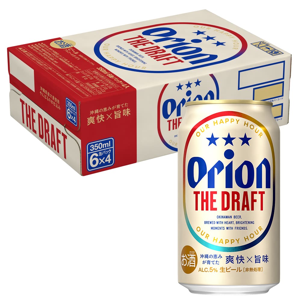 オリオン ザ・ドラフト 350ml 24缶入（6缶パック×4）