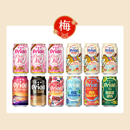 【ビール8種12本】オリオン 沖縄じかん お楽しみ福袋 2025-26 梅セット