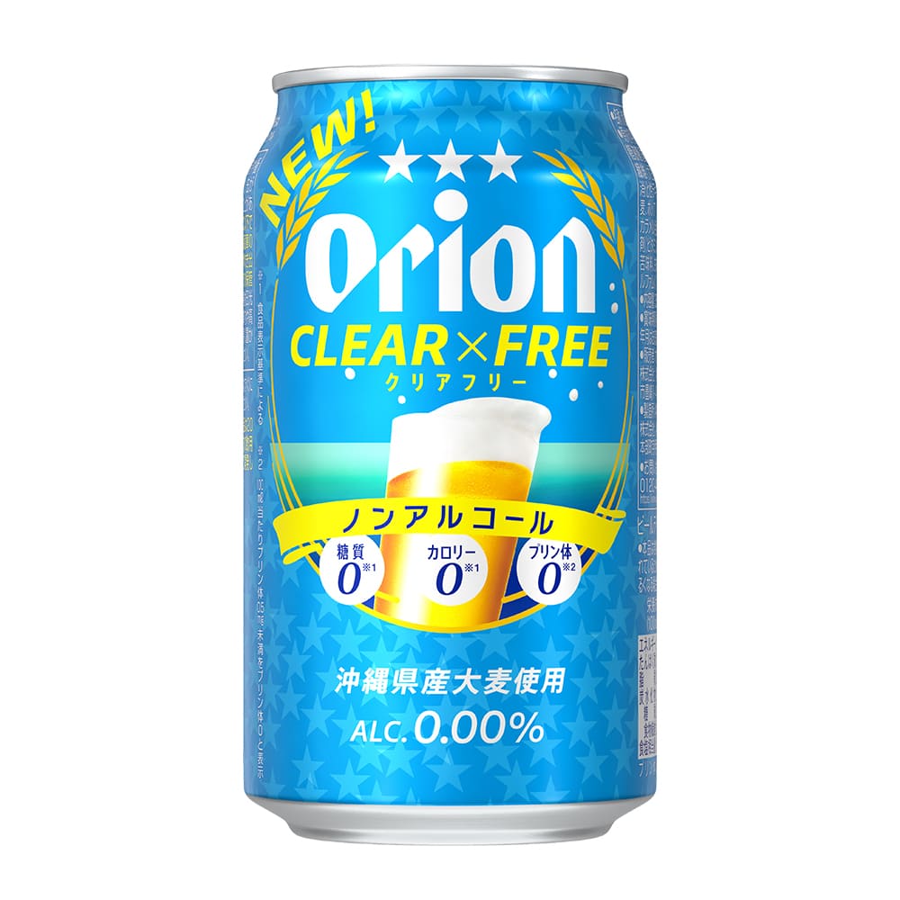 【ノンアルコール】オリオン クリアフリー 350ml 24缶入（6缶パック×4）