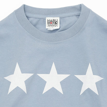 オリオン三ツ星ロゴTシャツ アシッドブルー