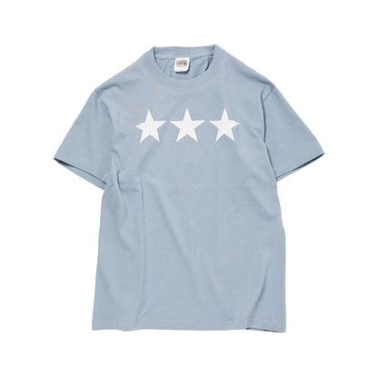 オリオン三ツ星ロゴTシャツ アシッドブルー