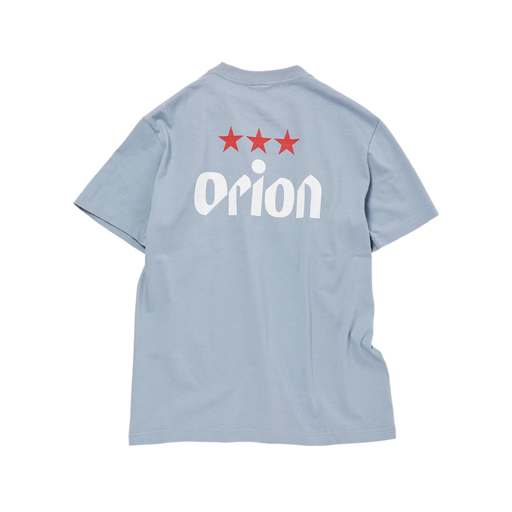 オリオン三ツ星ロゴTシャツ アシッドブルー