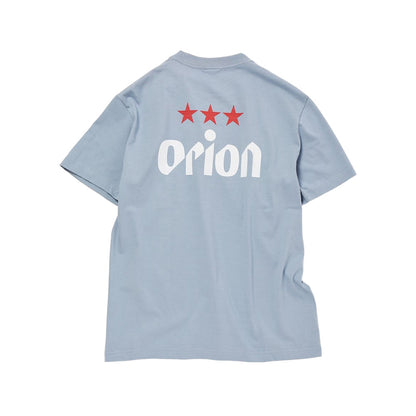 オリオン三ツ星ロゴTシャツ アシッドブルー