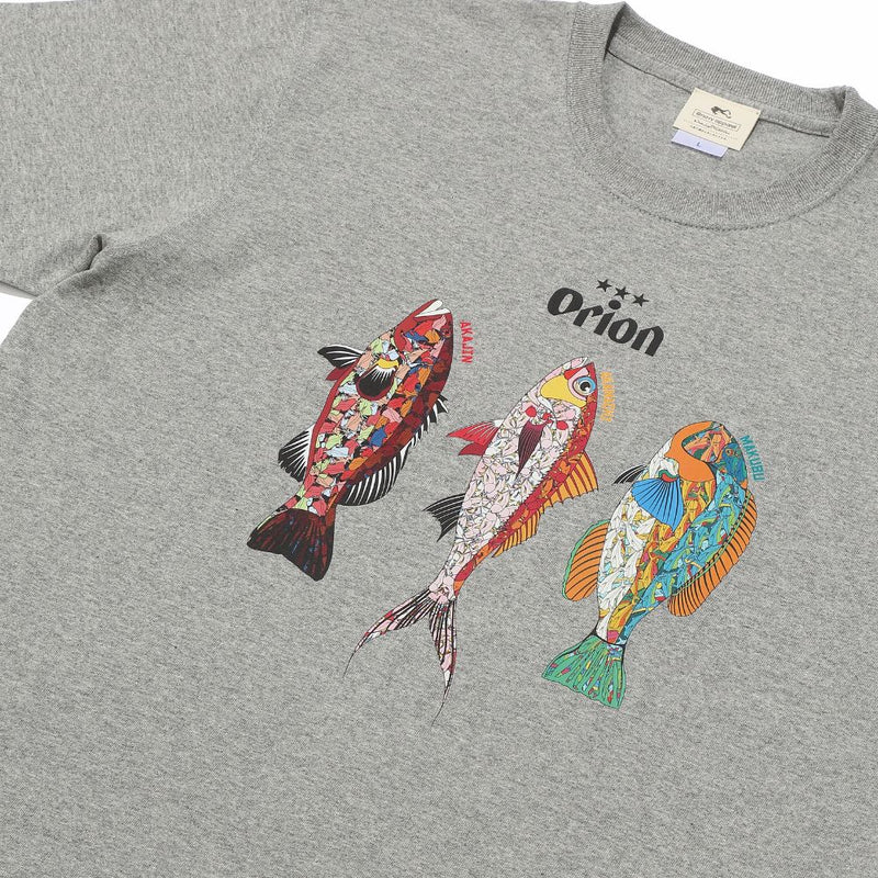 新色追加】沖縄の海が好き！“OKINWAN FISH” Tシャツ 【ORION×NAVY ...