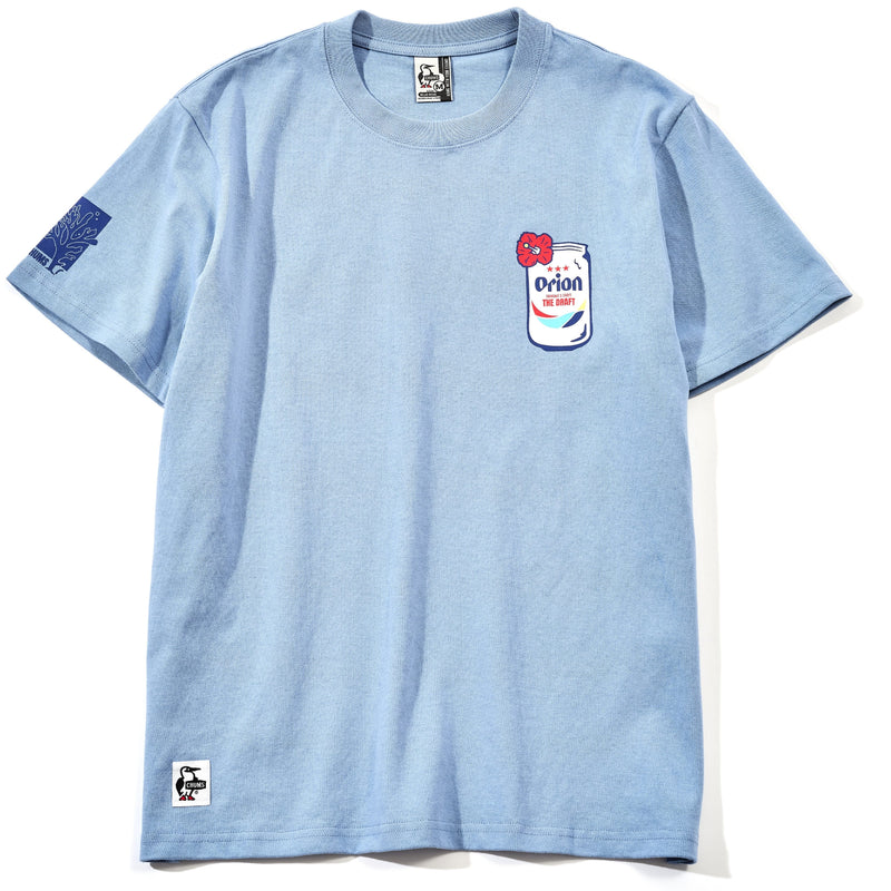 【ORION×CHUMS 23夏】Tシャツ　ハイビスカスデザイン　カラー： スカイ（SKY）