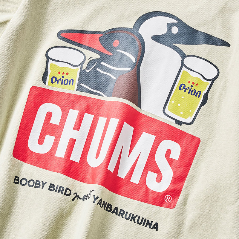 オリオンビール　CHUMS Tシャツ　グレージュ　2XL XXL