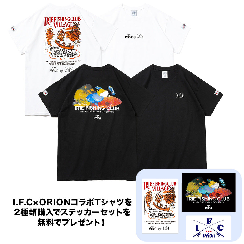 【再入荷】I.F.C×ORION Tシャツ2種セット（ステッカー3枚付