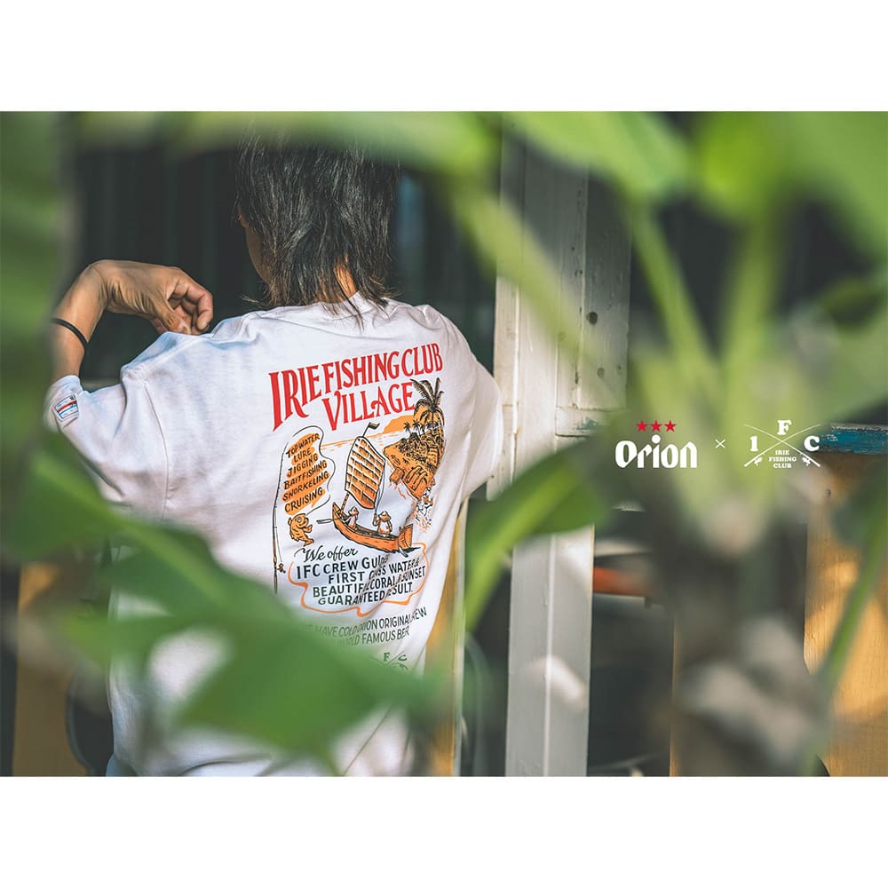 I.F.C×ORION IRIE FISHING VILLAGE S/S TEE （カラー：ホワイト）