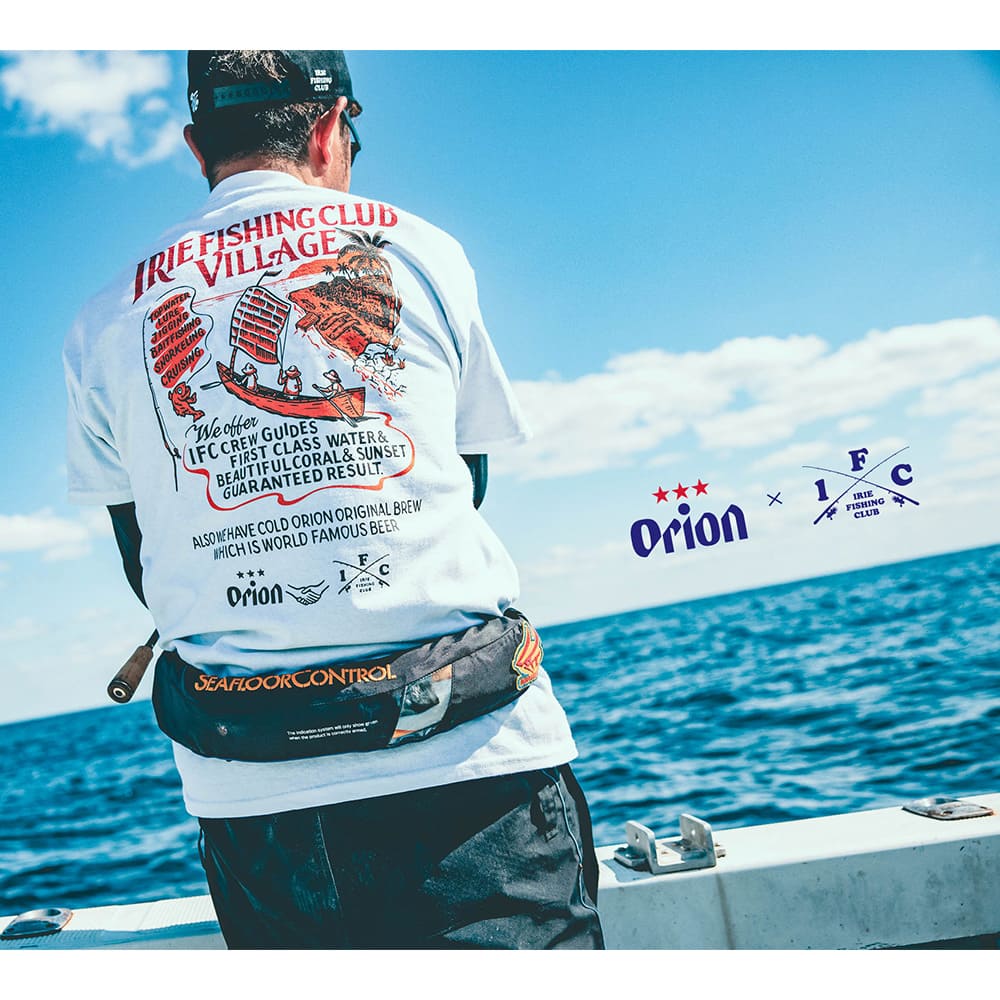I.F.C×ORION IRIE FISHING VILLAGE S/S TEE （カラー：ホワイト）