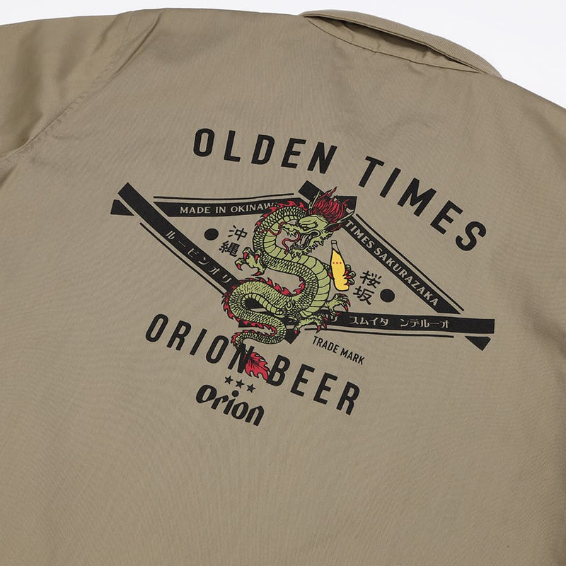 【ORION×OLDENTIMES 24初売り】那覇桜坂スウィングトップ "TRADE MARK(辰)"（カラー：BEIGE）