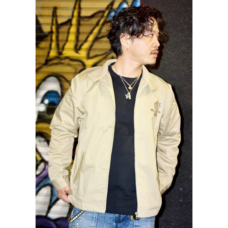 【ORION×OLDENTIMES 24初売り】那覇桜坂スウィングトップ "TRADE MARK(辰)"（カラー：BEIGE）