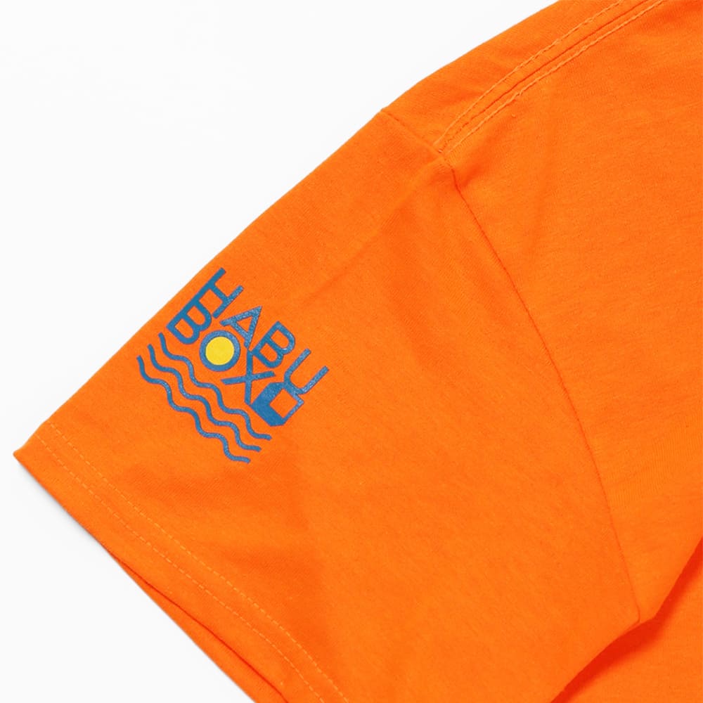 オリオンビッグロゴ半袖Tシャツ　セーフティオレンジ