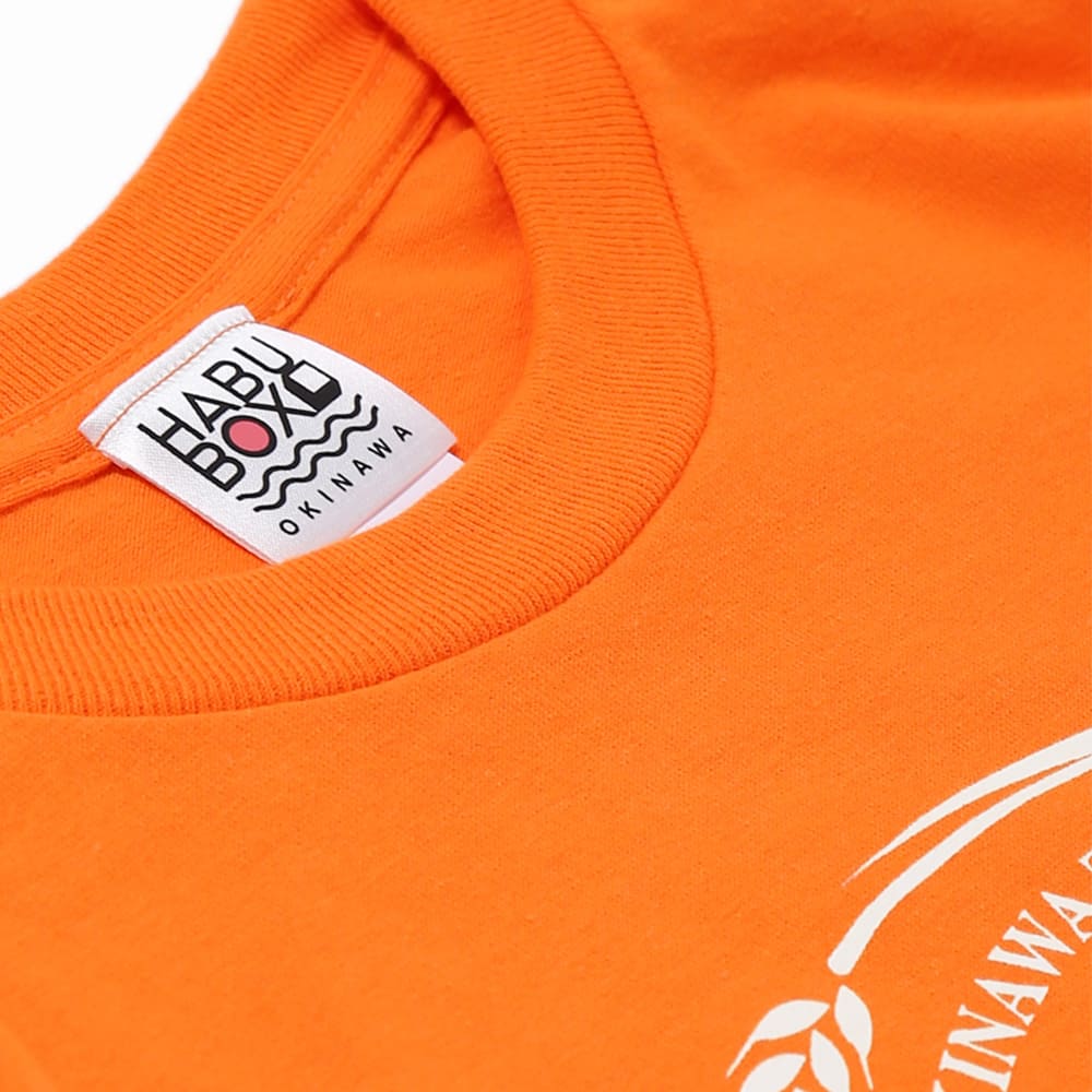 オリオンビッグロゴ半袖Tシャツ　セーフティオレンジ