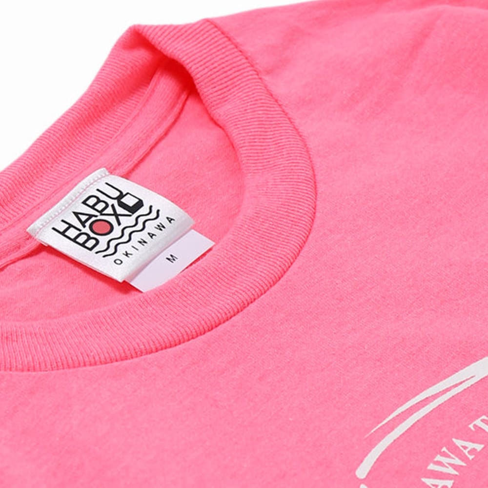 オリオンビッグロゴ半袖Tシャツ　セーフティピンク