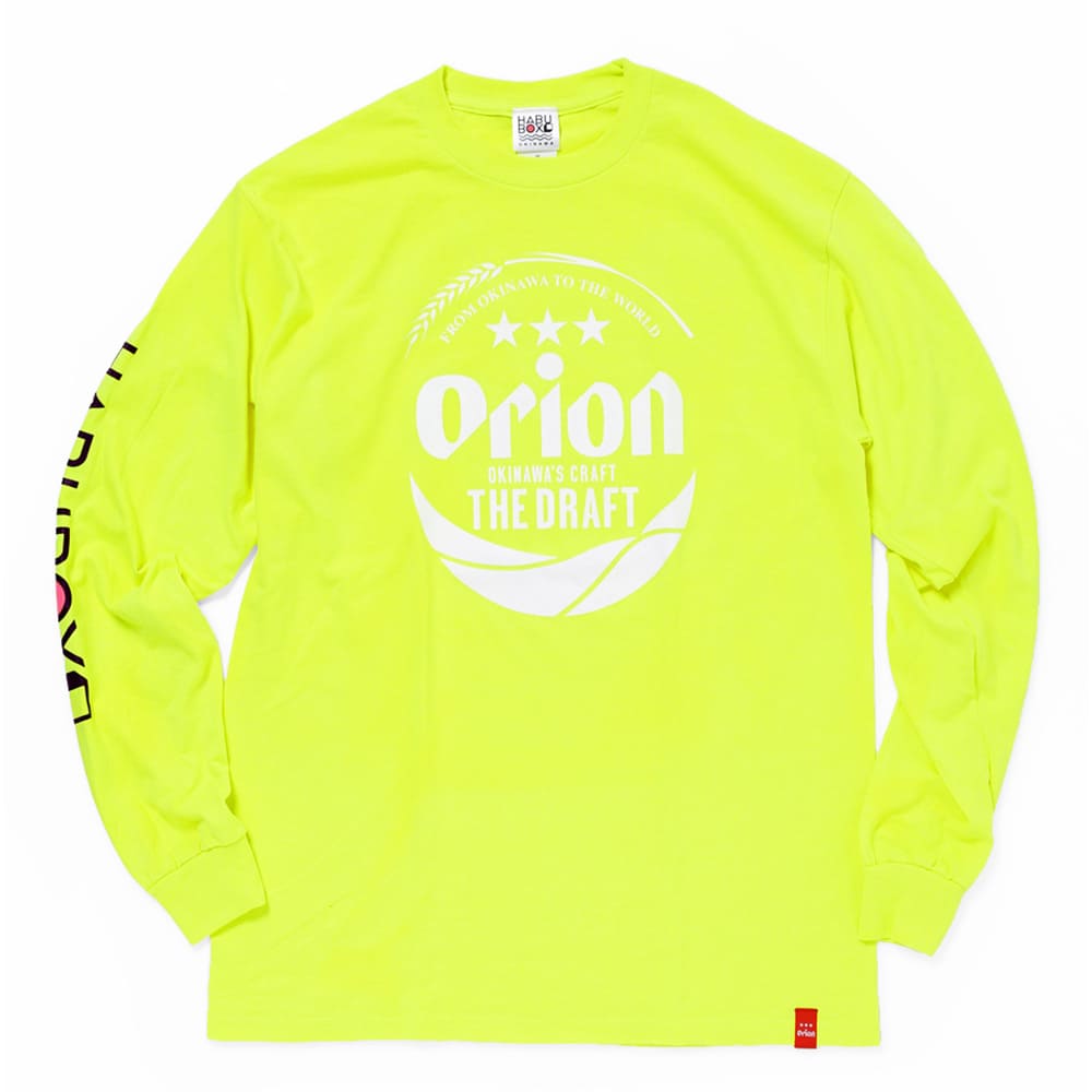 オリオンビッグロゴL/S Tシャツ セーフティグリーン – オリオン