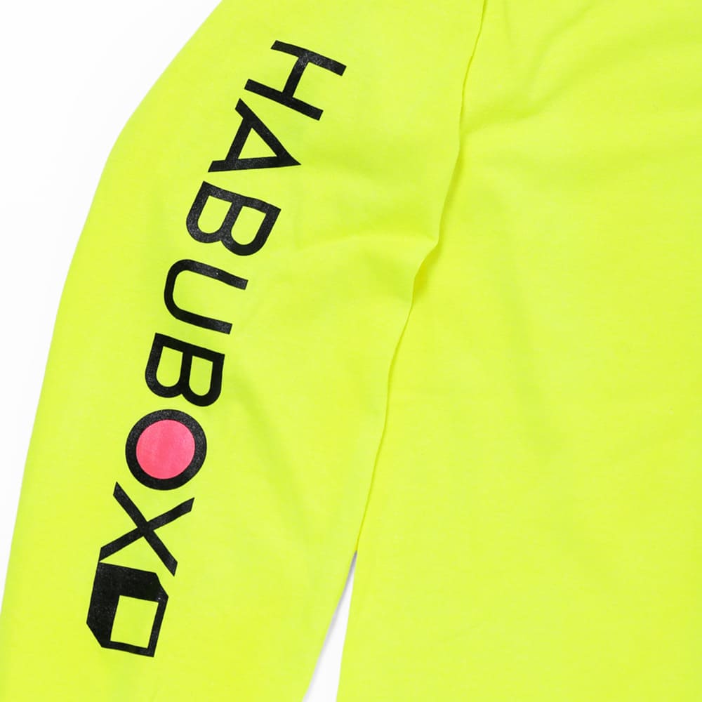 オリオンビッグロゴL/S Tシャツ　セーフティグリーン