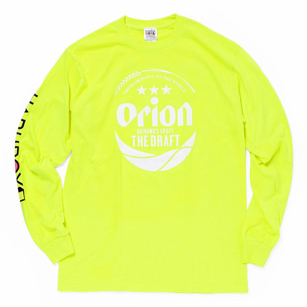 オリオンビッグロゴL/S Tシャツ セーフティグリーン – オリオンビール