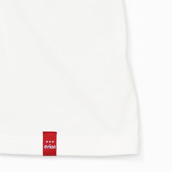 オリオン王冠刺繍：ワンポイント刺繍ポケ付きビッグTシャツ