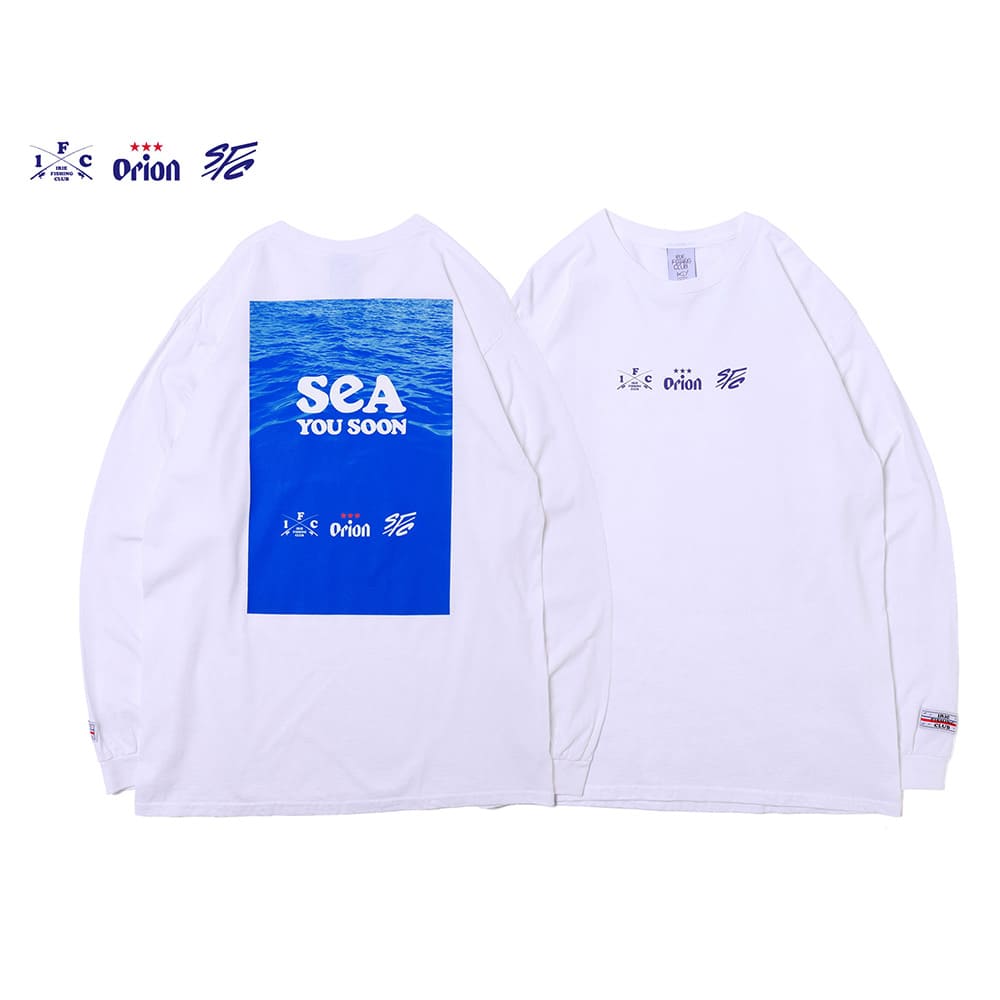 I.F.C×ORION×SFC SeA YOU SOON L/S TEE （カラー：ホワイト）
